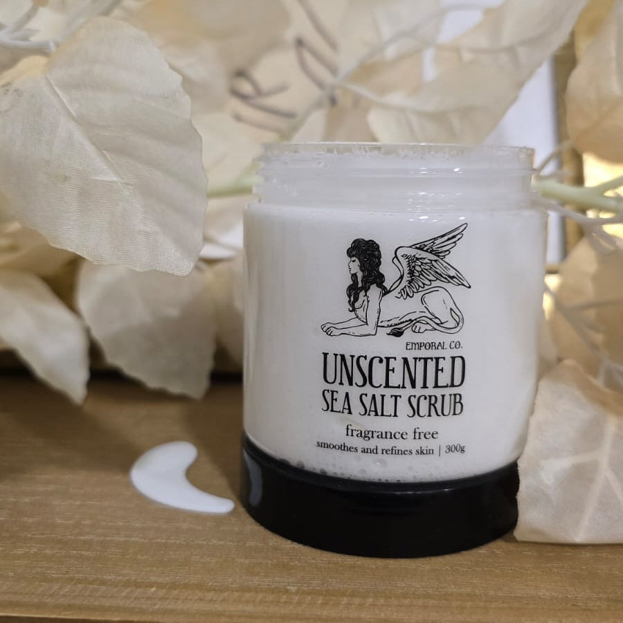 Unscented Sea Salt Bodyscrub ( New & Improved Formula )